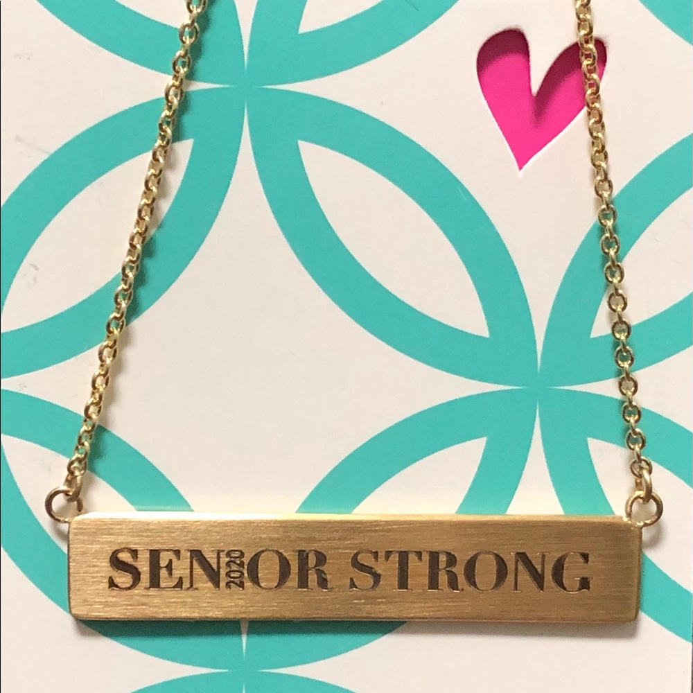 😳😮😳 5 for $10 Class of 2020 Senior Strong Origami Owl Necklace